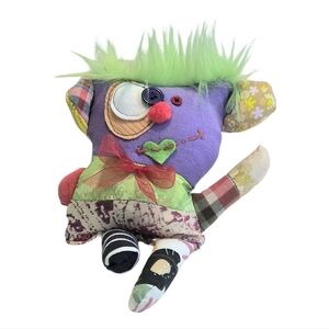 Colorful Patchwork Stuffed Animal Toy